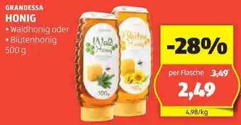Hofer Grandessa Honig Angebot