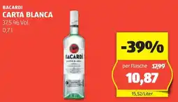 Hofer Bacardi Carta Blanca Angebot