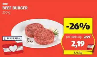Hofer Bbq beef burger Angebot