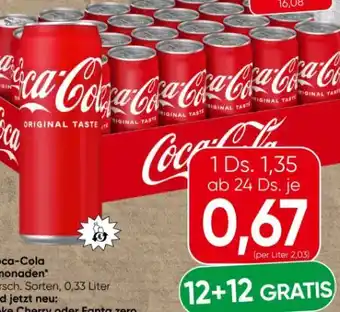 Spar Coca-Cola Cola Angebot