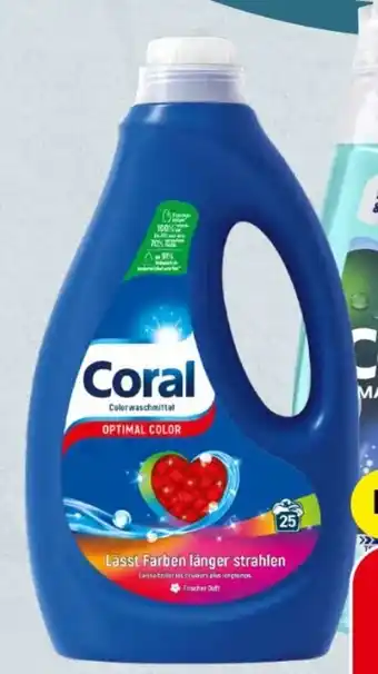 Spar Coral Feinwaschmittel Flüssig Angebot