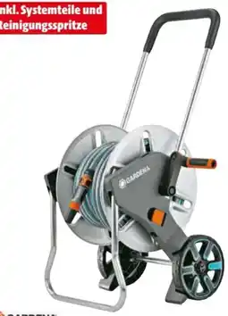 Hagebau Gardena Metallschlauchwagen-Set AquaRoll M Angebot