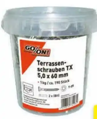 Hagebau Go/On! Terrassenschrauben TX Angebot