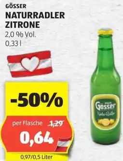 Hofer Naturradler zitrone Angebot