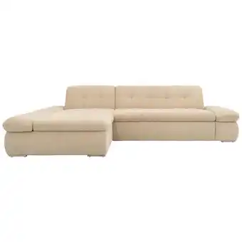 XXXLutz Ecksofa in Mikrofaser Beige Angebot