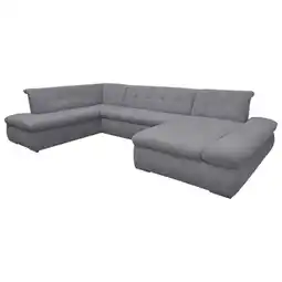 XXXLutz Wohnlandschaft in Mikrofaser Dunkelgrau Angebot