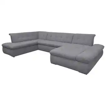 XXXLutz Wohnlandschaft in Mikrofaser Dunkelgrau Angebot