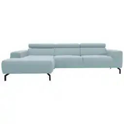 XXXLutz Ecksofa in Webstoff Blau Angebot