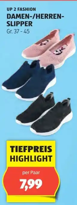 Hofer Damen-/herren- slipper Angebot