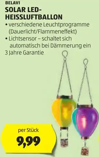 Hofer Solar led- heissluftballon Angebot