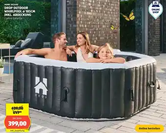 Hofer Drop outdoor whirlpool ø 185cm Angebot