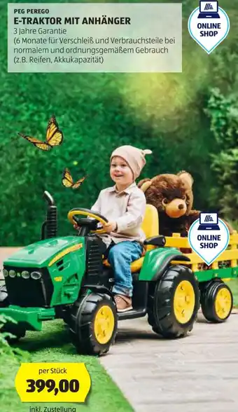 Hofer E-traktor mit anhänger Angebot