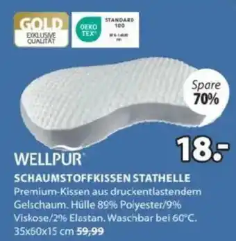 JYSK Schaumstoffkissen stathelle Angebot