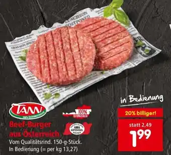Interspar Beef-burger aus österreich Angebot