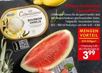 Interspar Eskimo cremissimo spezialitäfen Angebot
