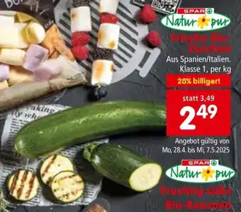 Interspar Frische bio-zucchini Angebot