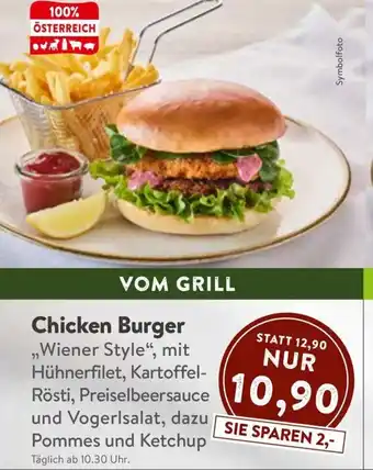Interspar Chicken burger Angebot