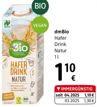dm Hafer Drink Natur Angebot