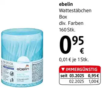 dm Wattestäbchen Box Angebot