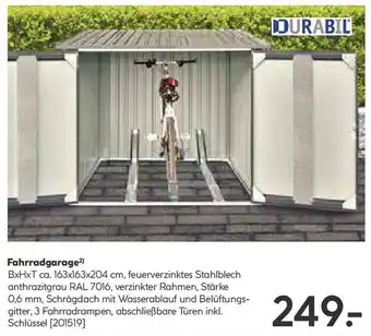 Hellweg Fahrradgarage Angebot