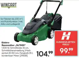 Hellweg Elektro- Rasenmäher,,36/1500 Angebot