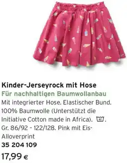 Tchibo Eduscho Kinder-jerseyrock mit hose Angebot