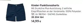 Tchibo Eduscho Kinder-funktionsshorts Angebot