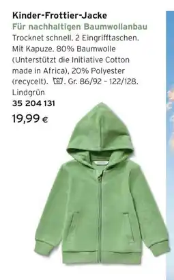 Tchibo Eduscho Kinder-frottier-jacke Angebot
