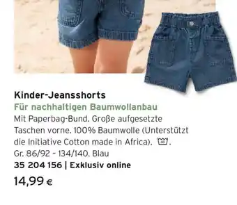 Tchibo Eduscho Kinder-jeansshorts Angebot