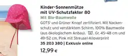 Tchibo Eduscho Kinder-sonnenmütze Angebot