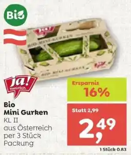 ADEG Bio mini gurken Angebot