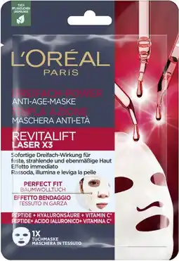 dm L'Oréal Paris Anti Age Gesichtsmaske Dreifach-Power Angebot