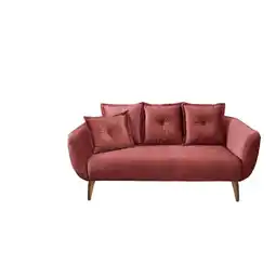 XXXLutz 2,5-Sitzer in Velours Koralle Angebot