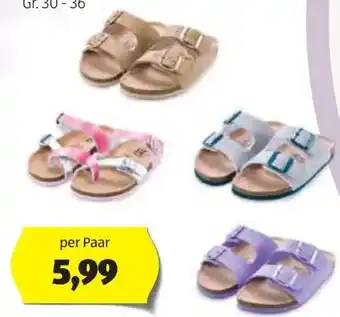 Hofer L&D Kinder-Tieffussbett-Pantoletten Angebot