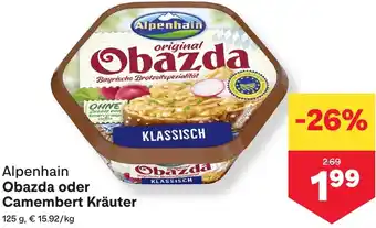 MPreis Obazda oder Camembert Kräuter Angebot