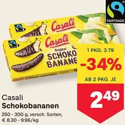 MPreis Schokobananen Angebot