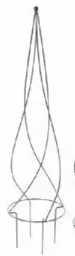 Bellaflora Rankkegel spiral/moose Angebot