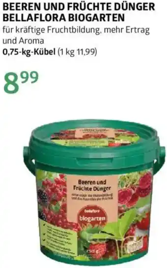 Bellaflora Beeren und früchte dünger bellaflora biogarten Angebot