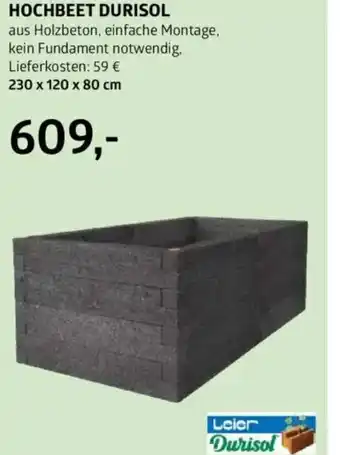 Bellaflora Hochbeet durisol Angebot