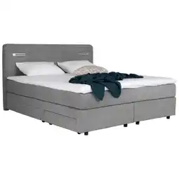 XXXLutz Boxspringbett 180/200 cm in Grau Angebot