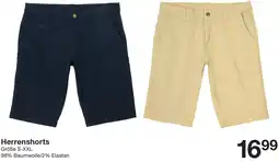 Zeeman Herrenshorts Angebot