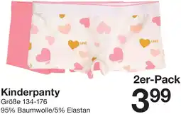 Zeeman Kinderpanty Angebot