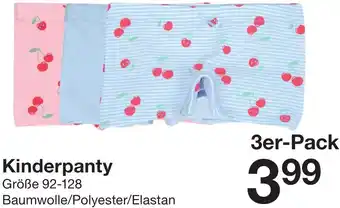 Zeeman Kinderpanty Angebot