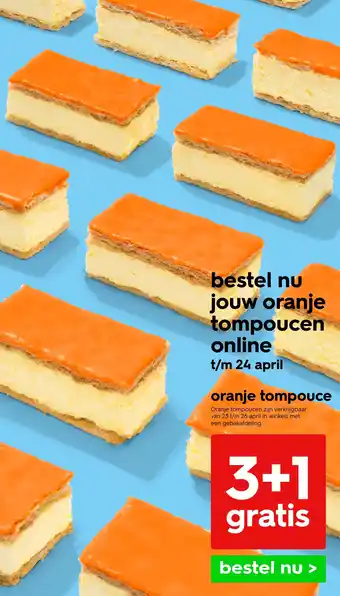 HEMA oranje tompouce Angebot