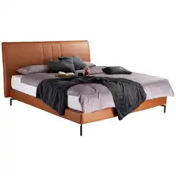 XXXLutz Boxspringbett 200/200 cm in Cognac Angebot