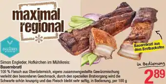 Maximarkt Bauernbratl Angebot