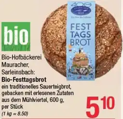 Maximarkt Bio-Festtagsbrot Angebot