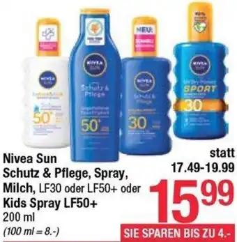Maximarkt Schutz & Pflege Schutz & Pflege, Spray, Milch oder Kids Spray Angebot