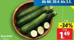 Lidl Zucchini Angebot