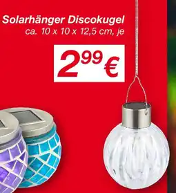 KiK Solarhänger Discokugel Angebot